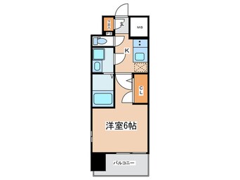 間取図 ｴｽﾘｰﾄﾞ天王寺町北(1103)