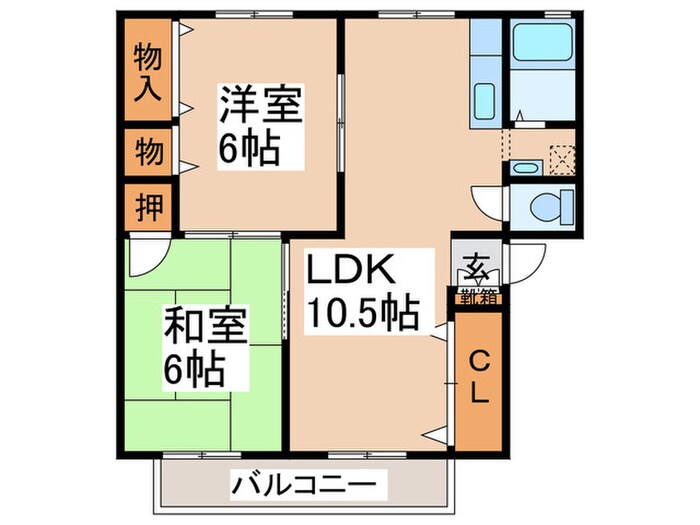間取り図 パナハイツＫＩＴＡＹＯ