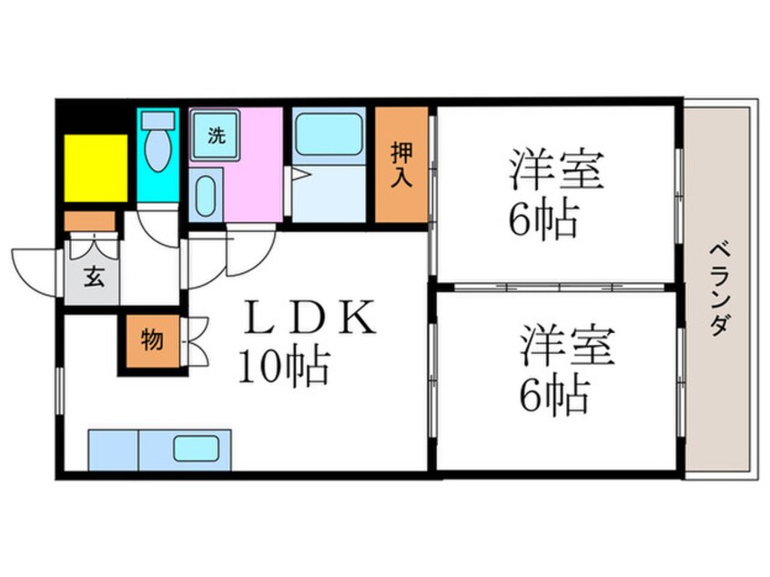 間取図 シェモア19