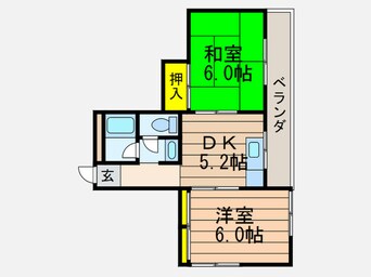 間取図 パールハイツ樟葉