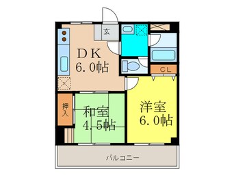 間取図 清泉ビル江坂