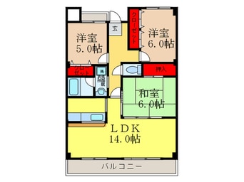 間取図 メゾン　プルミエール