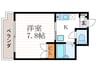 Passer西院 1Kの間取り