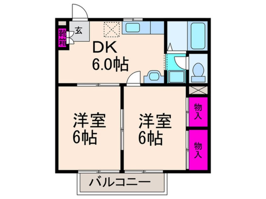 間取図 サザンハイム