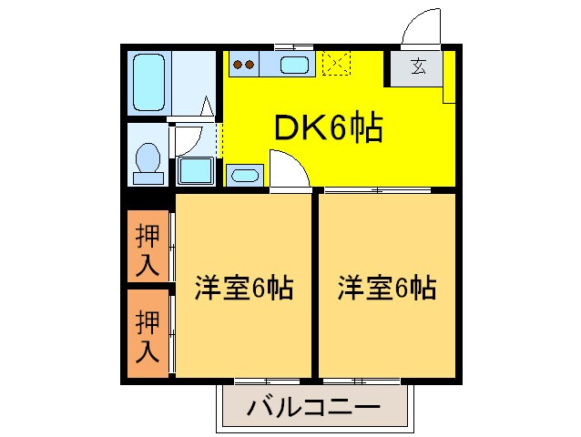 間取り図 サザンハイム