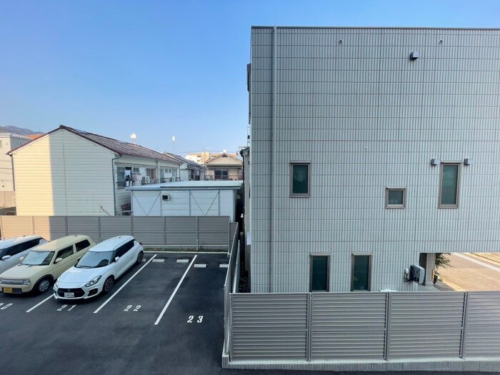 室内からの展望 神戸国香通Futur