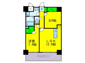 間取図 ネオクレンツ川西