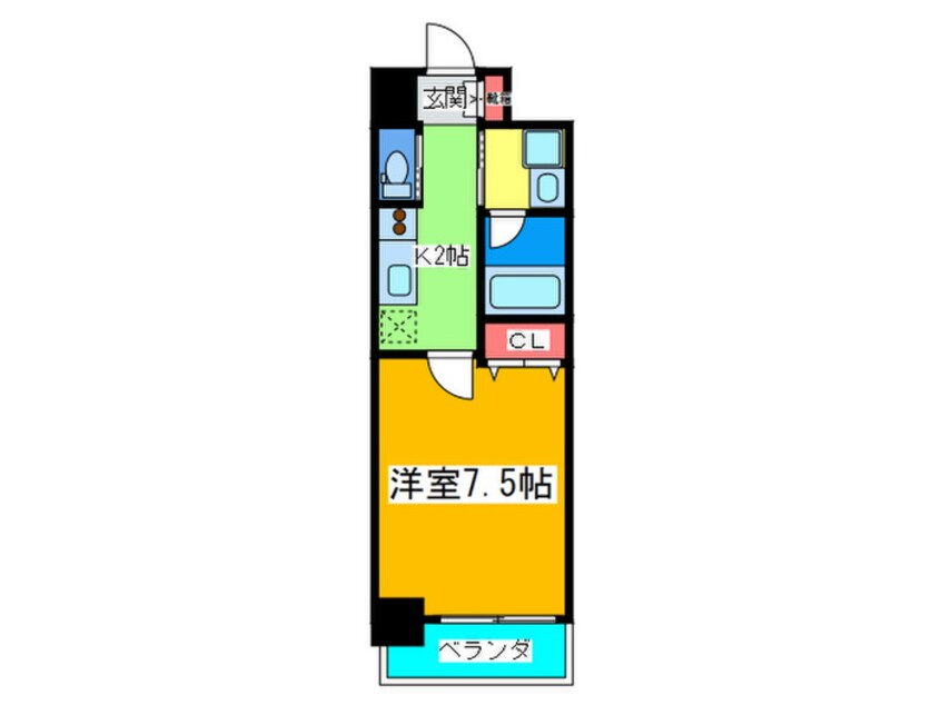 間取図 ヒルズ夕陽丘