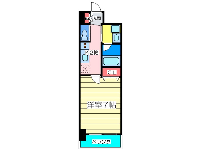 間取図 ヒルズ夕陽丘