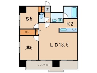 間取図 パルシオ福島(1001)