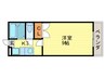 コモド嵯峨 1Kの間取り