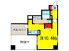 ヴィラタワー谷町 1Rの間取り