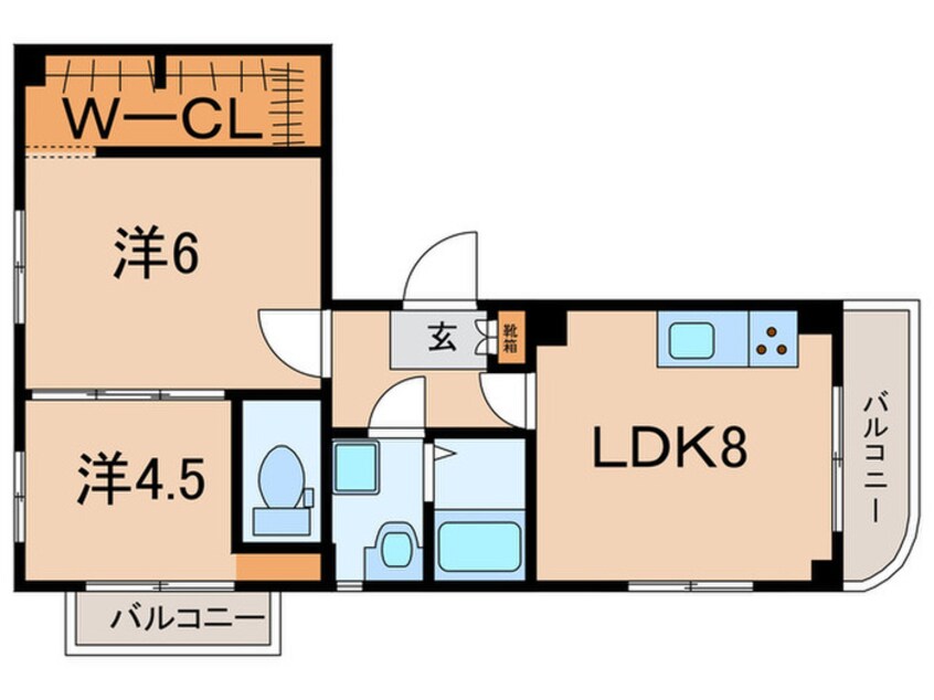 間取図 サンアーバン西田町