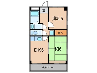 間取図 グリーンコート津門