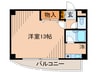 メイフェア２ 1Rの間取り