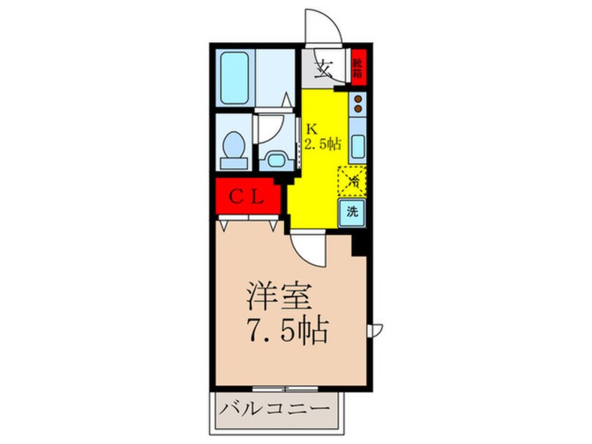 間取図 メイプルコ－ト西畑
