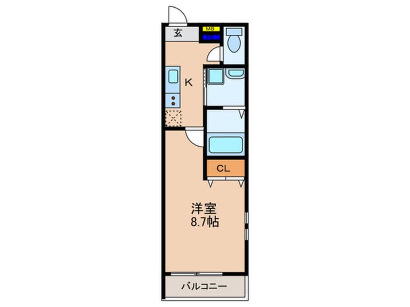 間取図 ﾌｼﾞﾊﾟﾚｽ豊里中央公園南Ⅰ番館