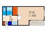 プロシード桃山 1Kの間取り