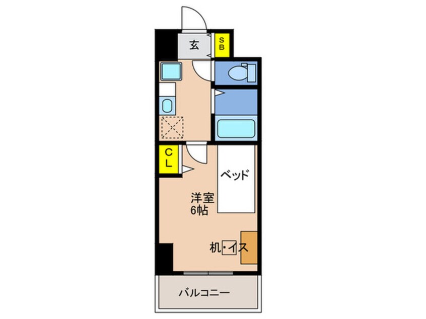 間取図 インコントラーレ神戸港島