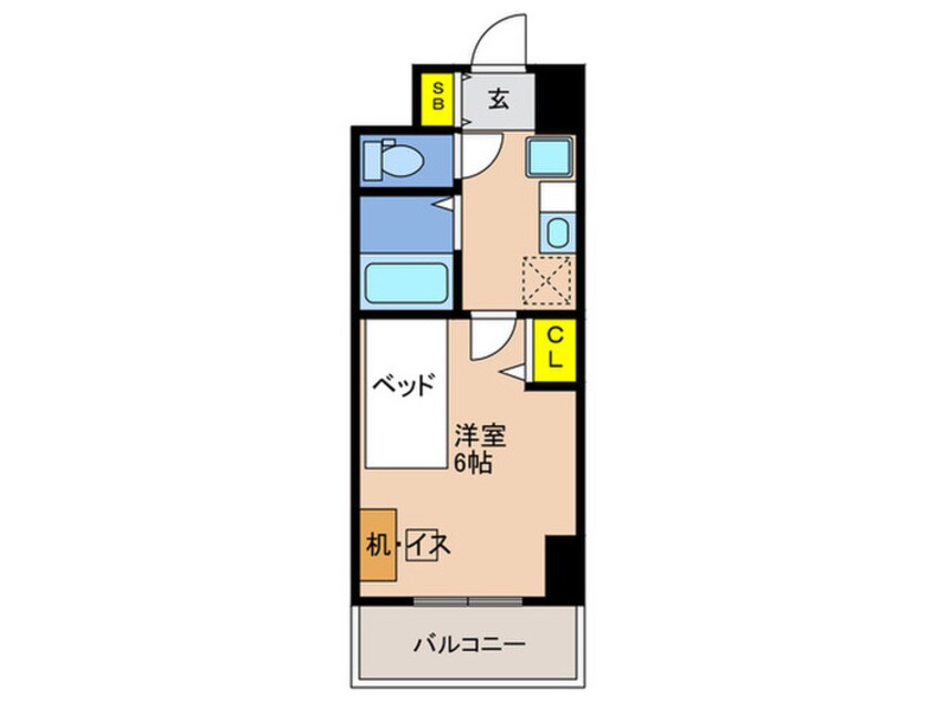 間取図 インコントラーレ神戸港島