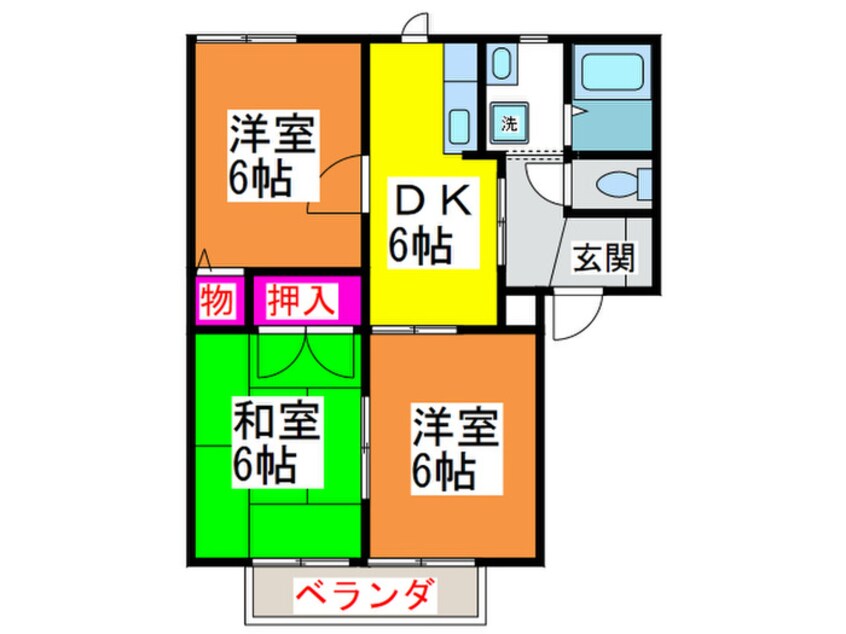 間取図 グランメール浜寺