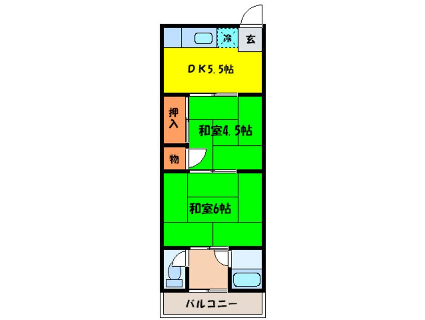 間取図 ホライズン黒田