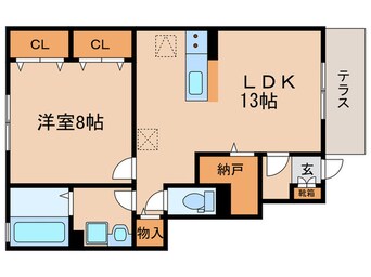 間取図 プロヴァンス瀬田Ｂ棟