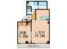 SORATOUMI海岸通 1LDKの間取り