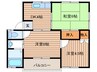 ハイツ茨木 3DKの間取り