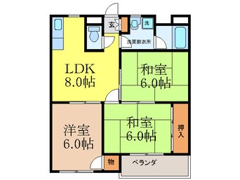 間取図 メゾン並木