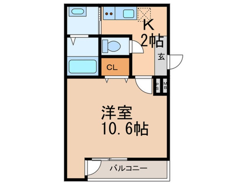 間取図 フジパレス西住之江Ⅵ番館