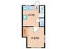 五條ハイツ 1DKの間取り
