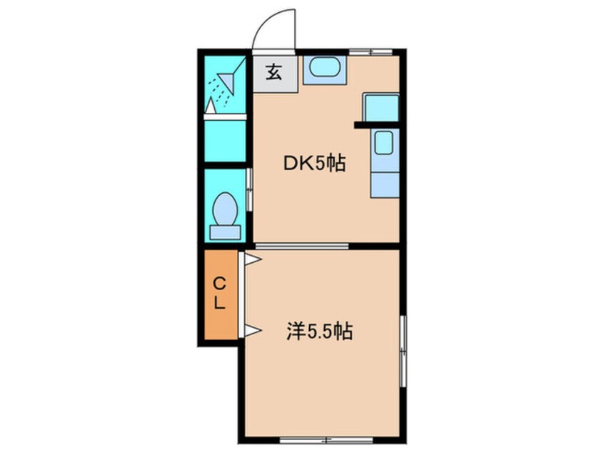 間取図 五條ハイツ