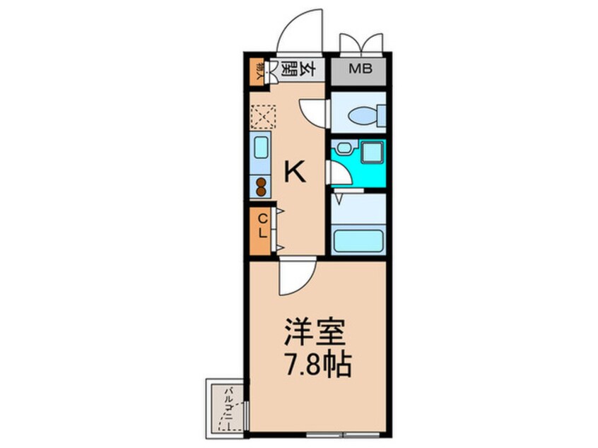 間取図 グローハイツ針中野