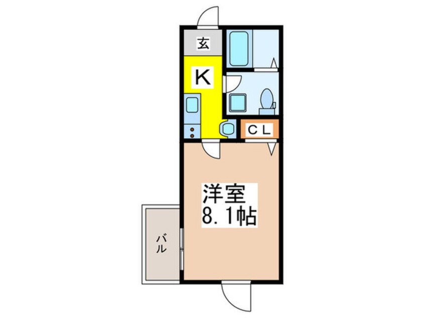 間取図 グローハイツ針中野