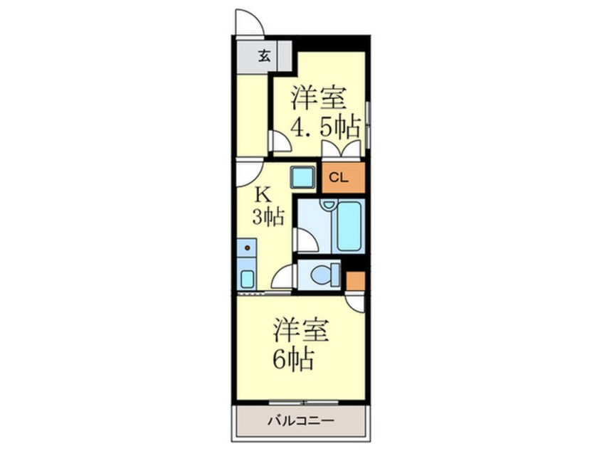 間取図 比果ハイム七本松