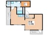 古川橋グランデ 1Rの間取り