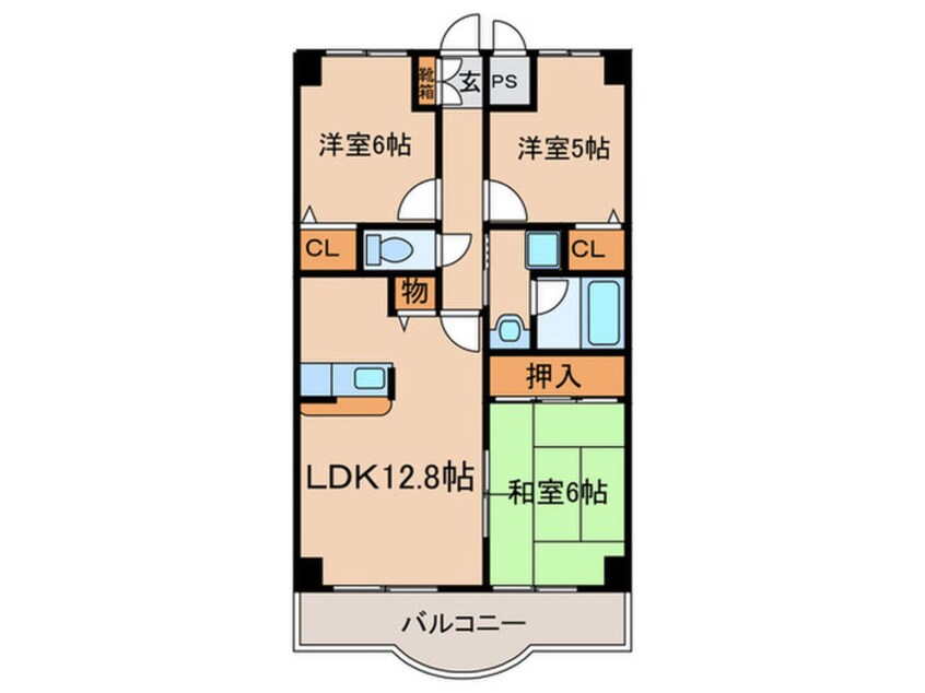 間取図 エ－デルハイム