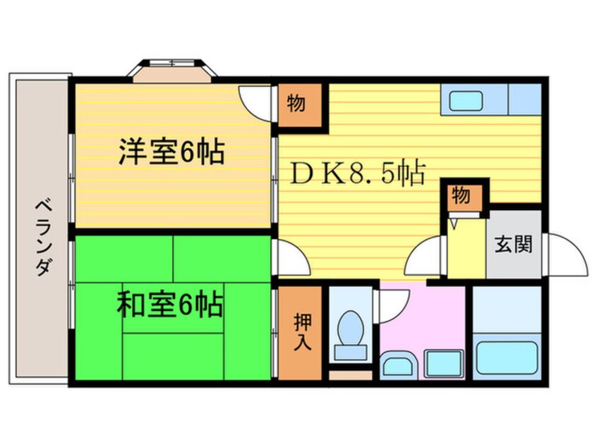 間取図 ウエストヒル PartⅡ