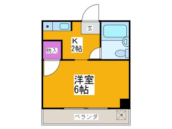 間取図 コスモ深井