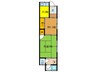 南四条町戸建 2Kの間取り