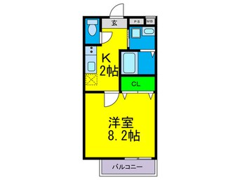 間取図 フジパレス中加賀屋Ⅲ番館