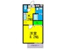 フジパレス中加賀屋Ⅲ番館 1Kの間取り
