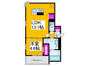 間取図 ラ メゾン ピック 中百舌鳥