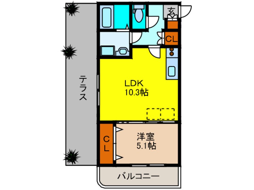 間取図 メゾンプレジ－ル