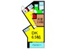FLAT　HOSHIDA 1DKの間取り
