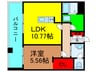 FLAT　HOSHIDA 1LDKの間取り