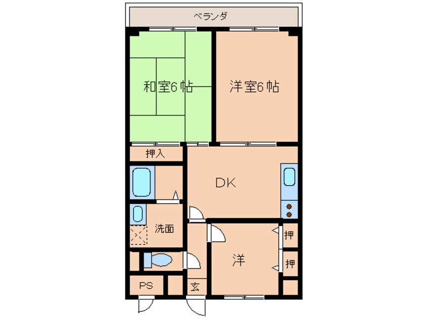 間取図 南海住之江ユーリプラザ