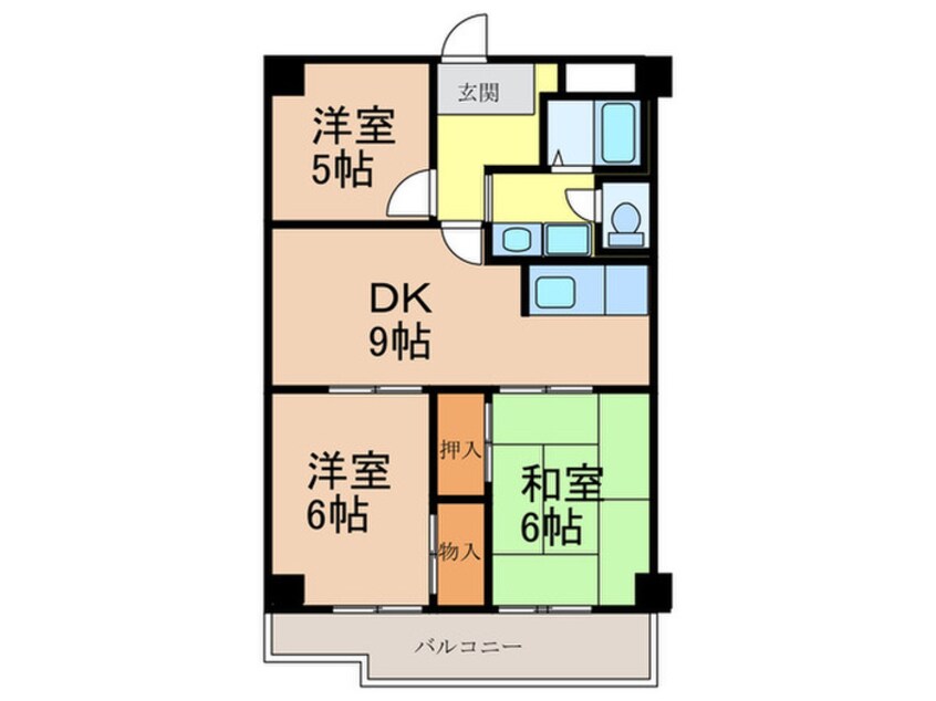 間取図 南海住之江ユーリプラザ