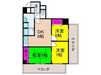 間取図 南海住之江ユーリプラザ